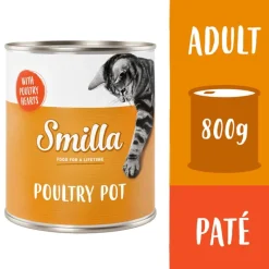 Smilla-siipikarjapata -säästöpakkaus 24 x 800 g