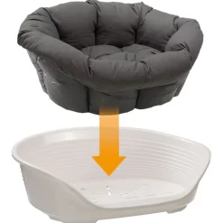 Sofà-päällyste Anthracite Ferplast Siesta Deluxe -koirankoriin