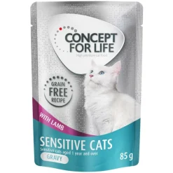 Säästöpakkaus Concept for Life hyytelö ja kastike viljaton sekoitus 24 x 85 g