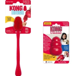 Säästöpakkaus: KONG Classic + KONG-puhdistusharja