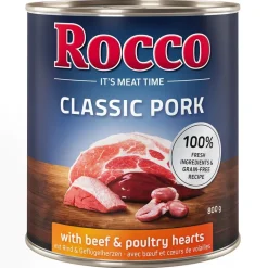 Säästöpakkaus Rocco Classic Pork 12 x 800 g