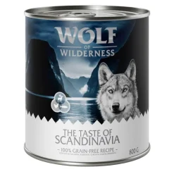 Säästöpakkaus: Wolf of Wilderness "The Taste Of" 24 x 800 g