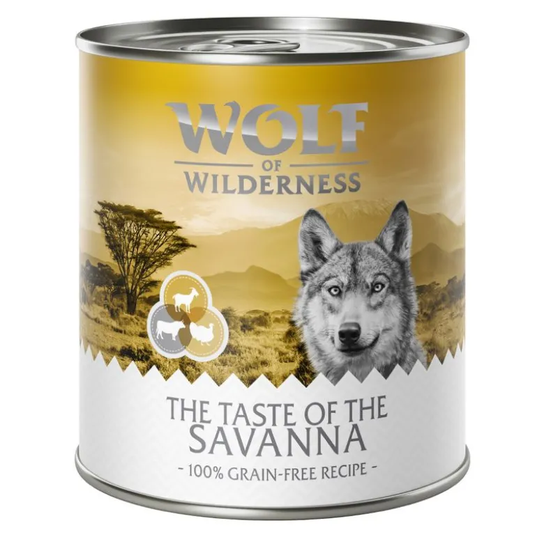 Säästöpakkaus: Wolf of Wilderness "The Taste Of" 24 x 800 g