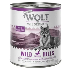 Säästöpakkaus Wolf of Wilderness Senior 24 x 800 g