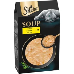 Säästöpakkaus 40 x 40 g Sheba Classic Soup -tuorepussit