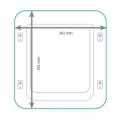SureFlap XXL -mikrosiruluukku