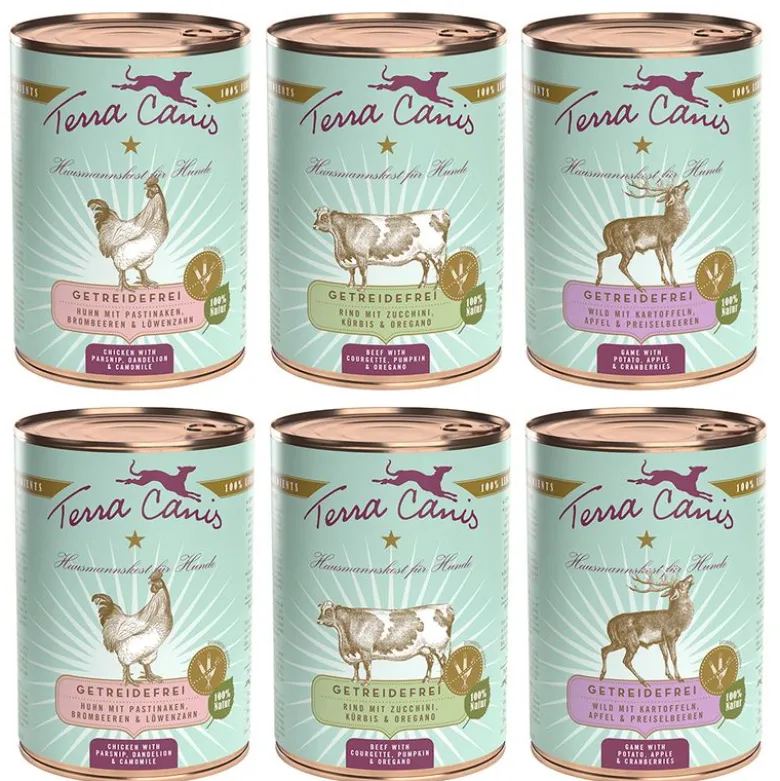 Terra Canis, viljaton 6 x 400 g