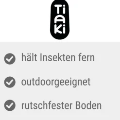 TIAKI Bye Bye Insects -ruokakuppi ruostumatonta terästä