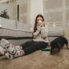 TIAKI "Funny Winter Dogs" -setti (muki & kulho)