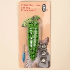 TIAKI -hullu toukka, elektroninen kissanlelu