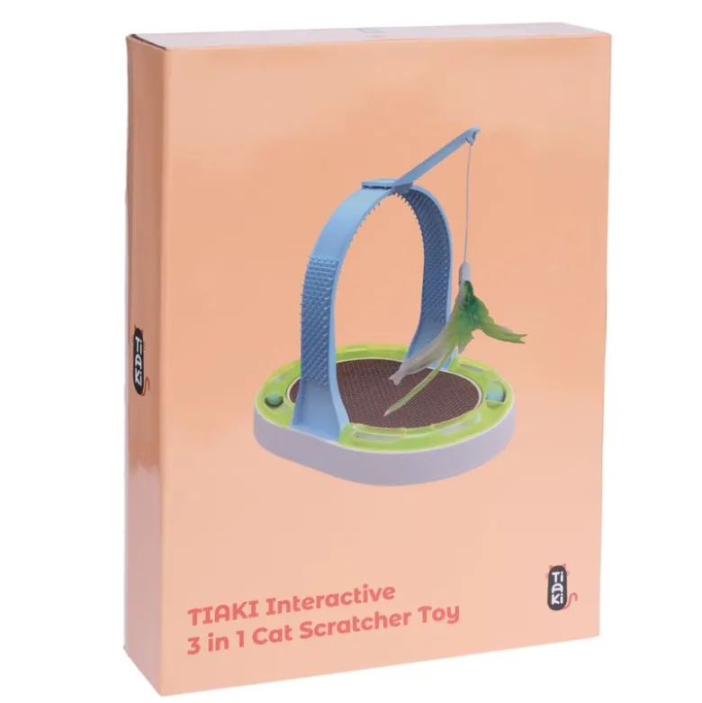 TIAKI 3-in-1 -raapimislelu kissoille