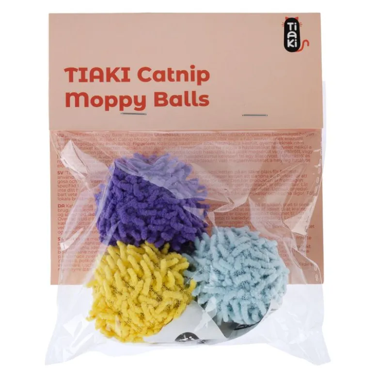 TIAKI-pompompallosetti kissanmintulla