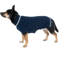 TIAKI Reflective Knit -koiranpusero, tummansininen