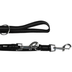 TIAKI Reflective Rubber koiran talutushihna, musta