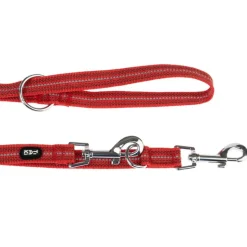 TIAKI Reflective Rubber -talutushihna, punainen