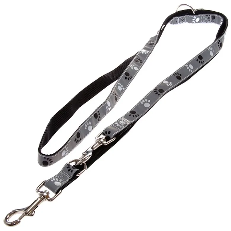 Trixie Silver Reflective Paws: kaulapanta + talutushihna