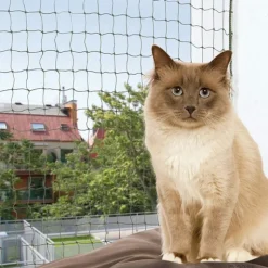 Trixie vahvistettu parvekeverkko, oliivinvihreä