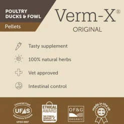 Verm-x siipikarjan pelletit