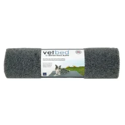 Vetbed® brittiläinen villasekoitus, tummanharmaa