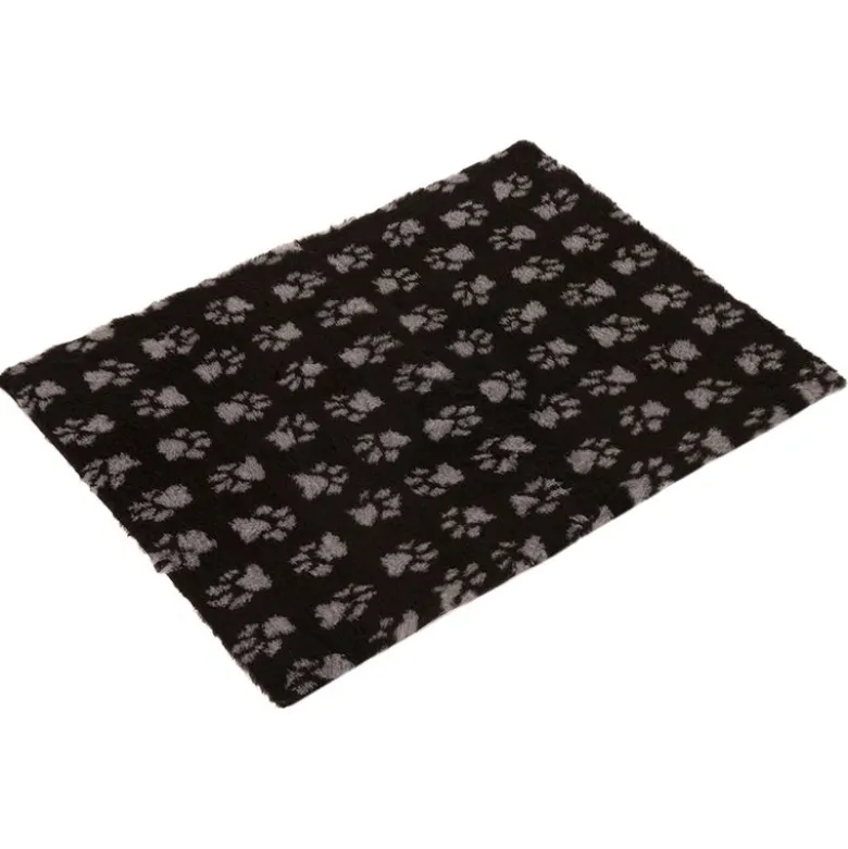 Vetbed® Isobed SL Paw -koiranpeitto, musta/harmaa