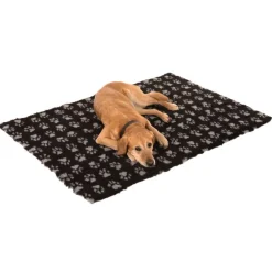 Vetbed® Isobed SL Paw -koiranpeitto, musta/harmaa