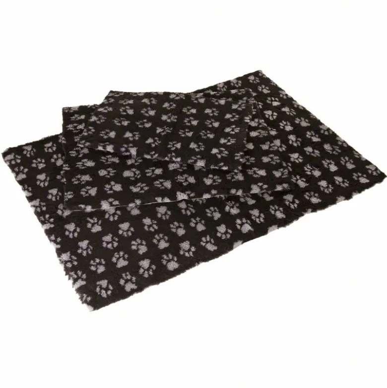 Vetbed® Isobed SL Paw -koiranpeitto, musta/harmaa