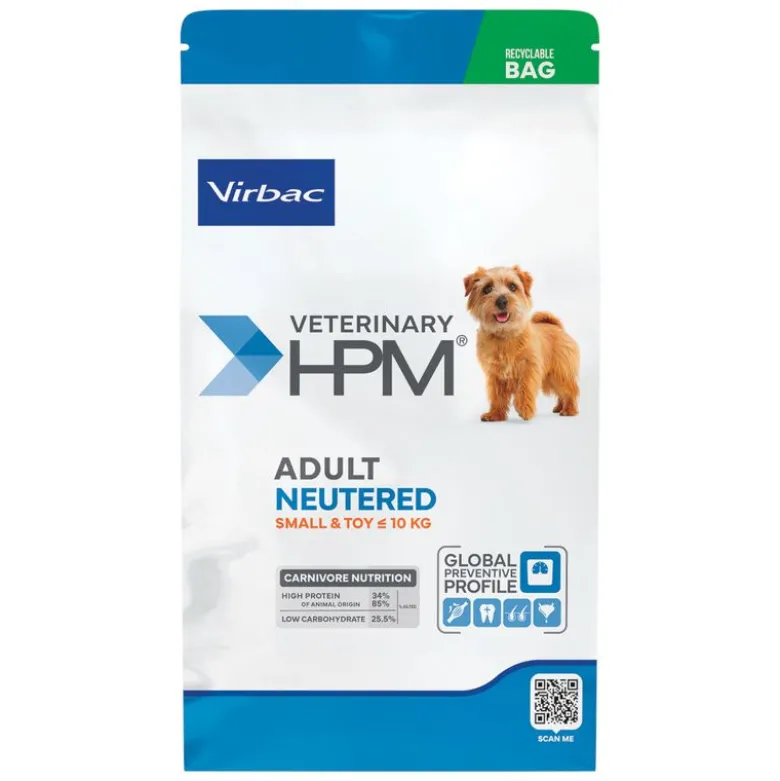 Virbac Veterinary HPM Adult Dog Neutered Small & Toy
