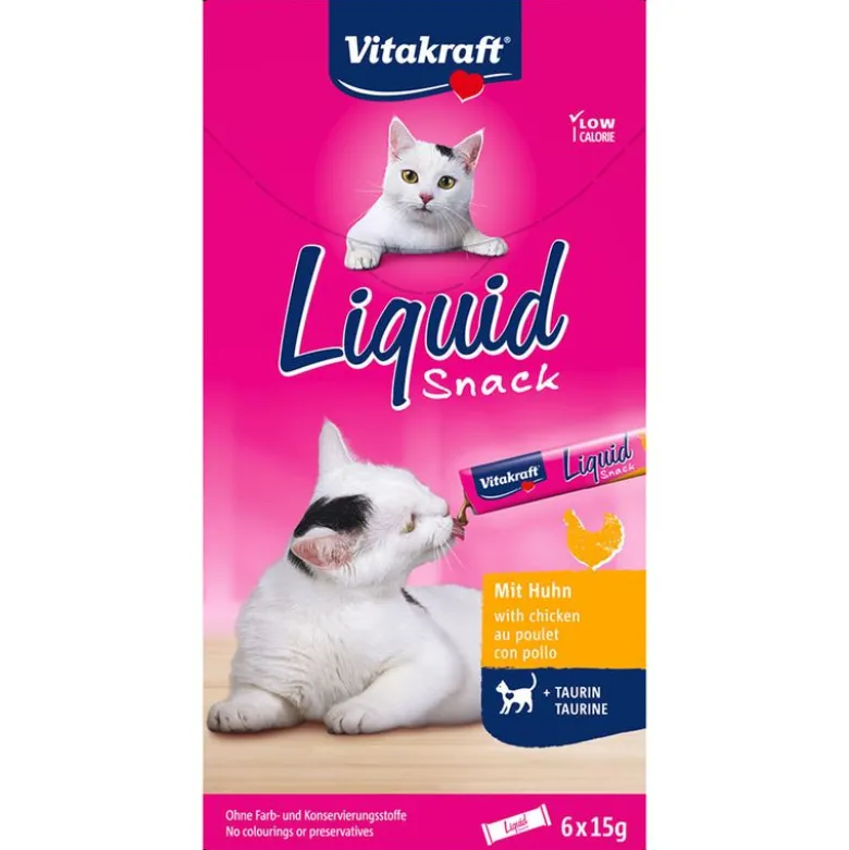 Vitakraft Liquid-Snack -säästöpakkaus, 24 x 15 g