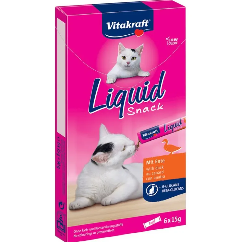 Vitakraft Liquid-Snack -säästöpakkaus, 24 x 15 g