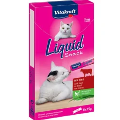 Vitakraft Liquid-Snack -säästöpakkaus, 24 x 15 g