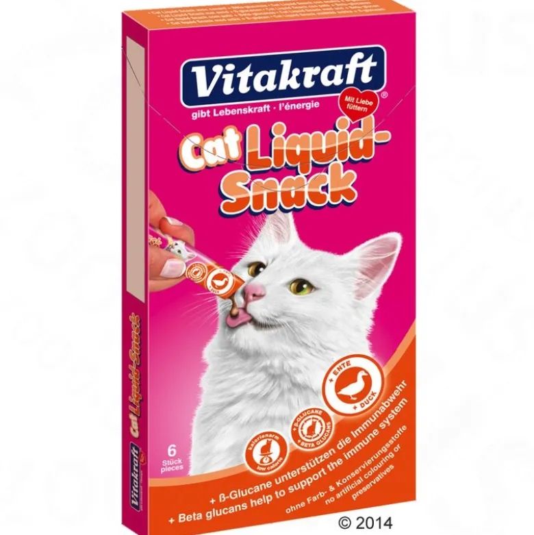 Vitakraft Liquid-Snack -säästöpakkaus, 24 x 15 g