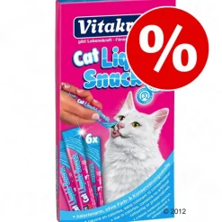 Vitakraft Liquid-Snack -säästöpakkaus, 24 x 15 g