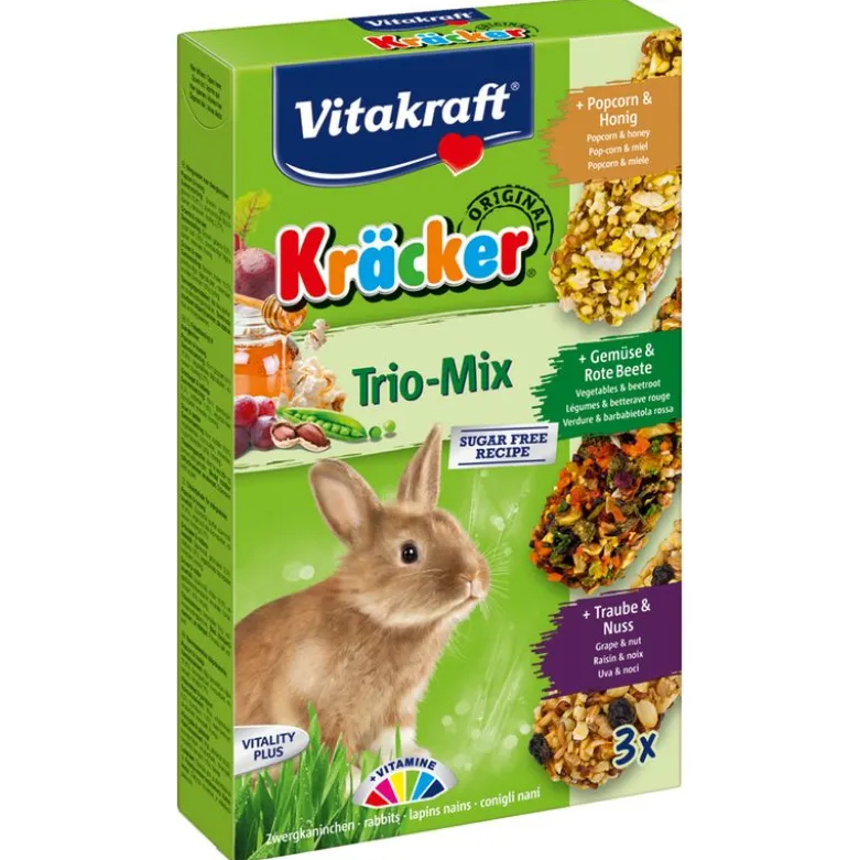 Vitakraft Trio-Mix -kaninkeksisekoitus