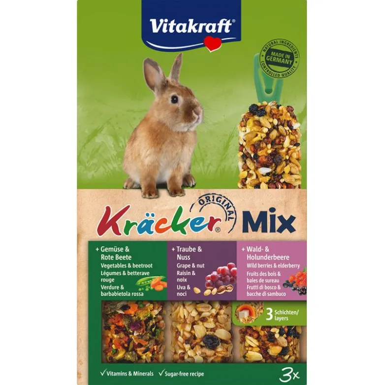 Vitakraft Trio-Mix -kaninkeksisekoitus