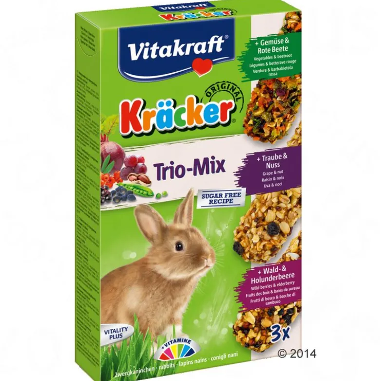 Vitakraft Trio-Mix -kaninkeksisekoitus