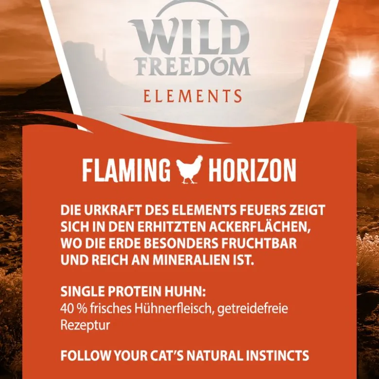 Wild Freedom Adult ”Flaming Horizon” kana – viljaton