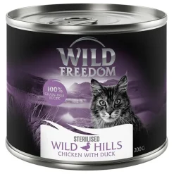 Wild Freedom Adult Sterilised 6 x 200 g – viljaton resepti
