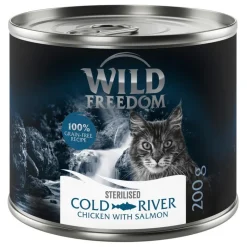 Wild Freedom Adult Sterilised 6 x 200 g – viljaton resepti