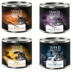 Wild Freedom Adult Sterilised 6 x 200 g – viljaton resepti