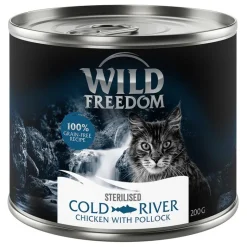 Wild Freedom Adult Sterilised 6 x 200 g – viljaton resepti