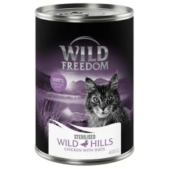 Wild Freedom Adult Sterilised 6 x 400 g – viljaton resepti