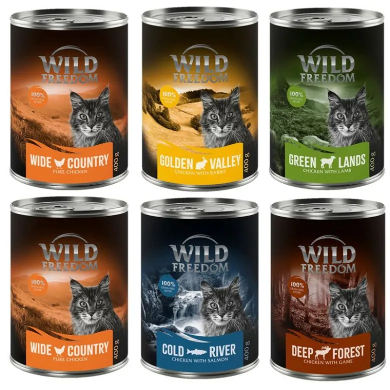 Wild Freedom Adult 6 x 400 g - viljaton