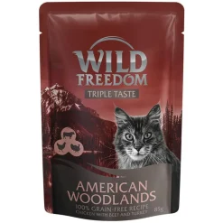 Wild Freedom Triple Taste Pouches 8 x 85 g
