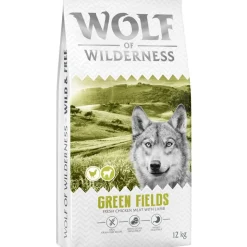 Wolf of Wilderness Adult "Green Fields" karitsa – viljaton