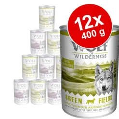 Wolf of Wilderness Adult -säästöpakkaus 12 x 400 g
