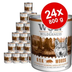 Wolf of Wilderness -megapakkaus 24 x 800 g