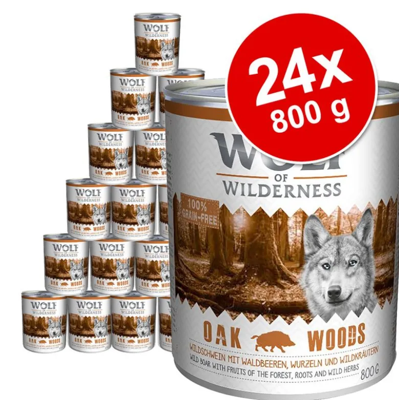 Wolf of Wilderness -megapakkaus 24 x 800 g