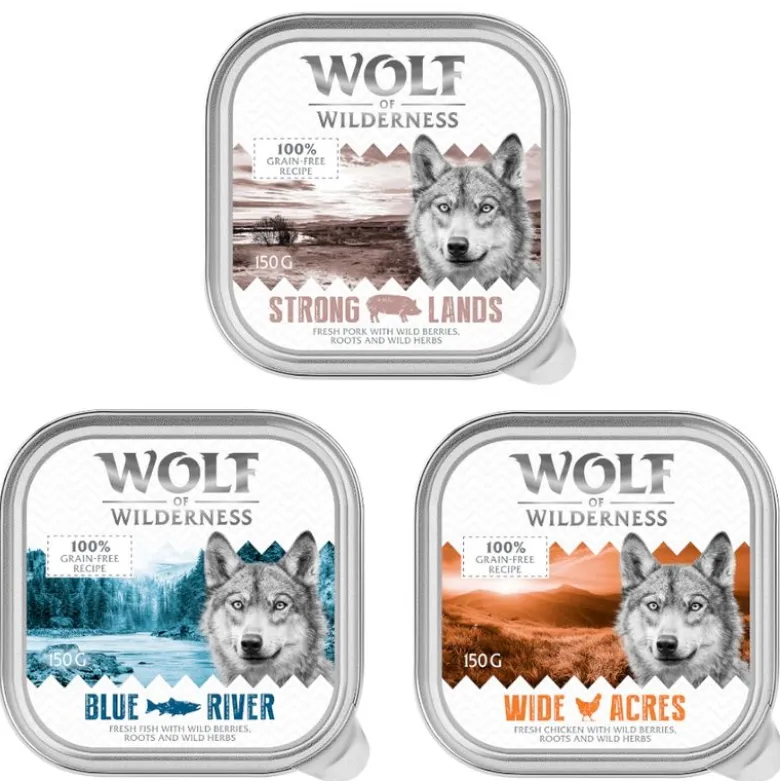 Wolf of Wilderness MINI Adult -säästöpakkaus 24 x 150 g – rasia