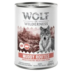 Wolf of Wilderness Senior 6 x 400 g - Paljon tuoretta siipikarjanlihaa mukana