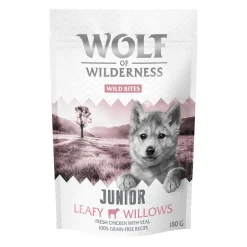 Wolf of Wilderness Snack - Wild Bites Junior 180 g